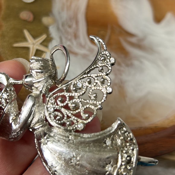 🖤JJ Vtg Angel brooch - Picture 9 of 13